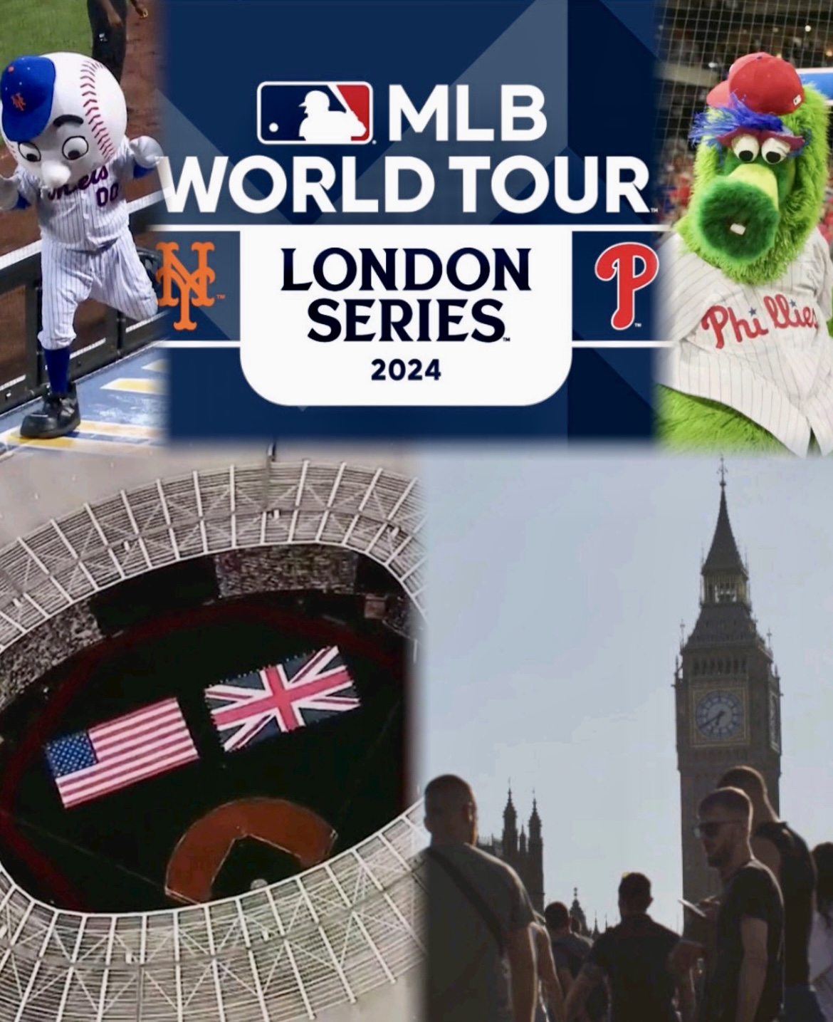 MLB London Series 2024 Mets Versus Phillies! SPORTS FEEN
