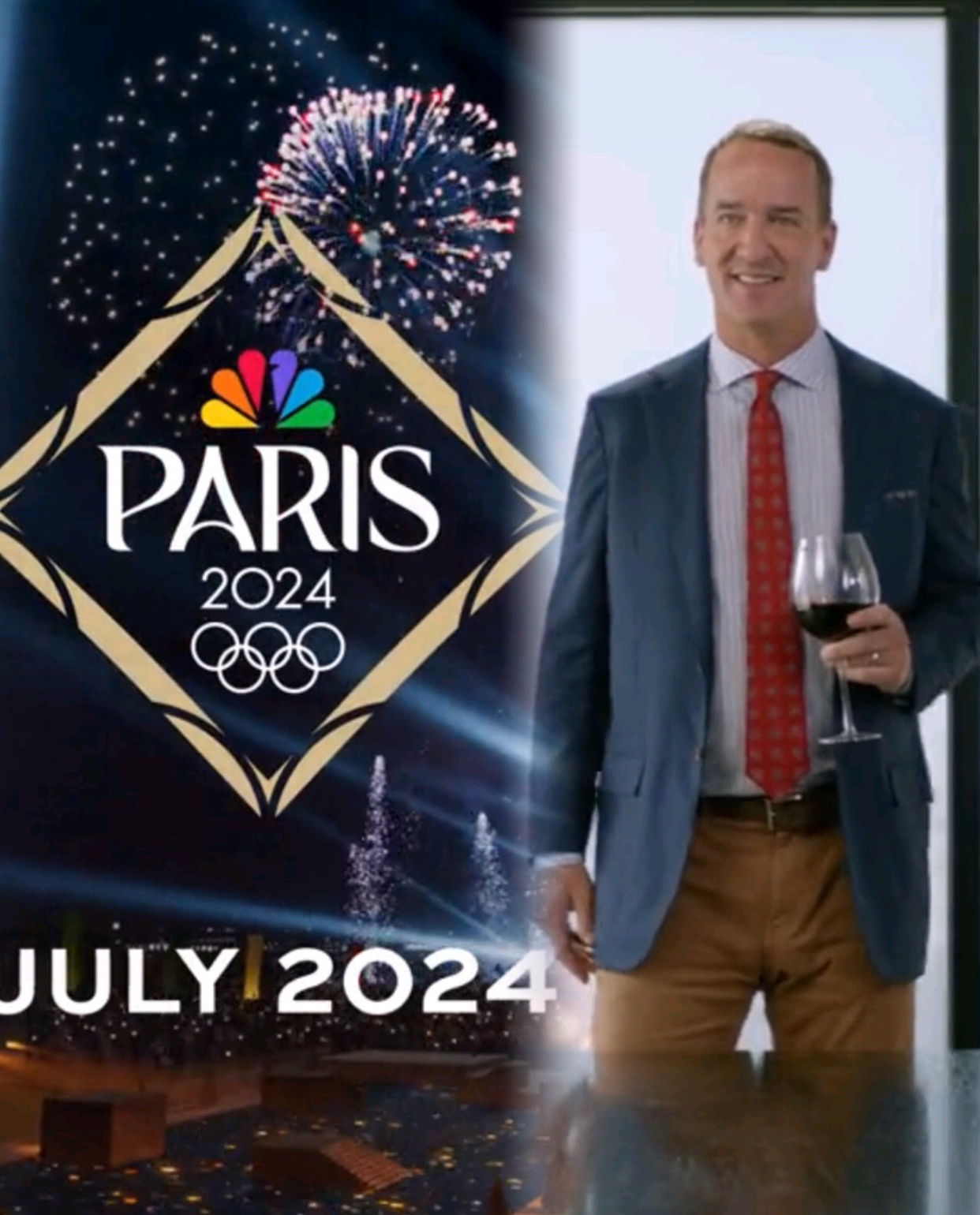 Peyton Manning Stars in NBC 2024 Paris Olympics Promo