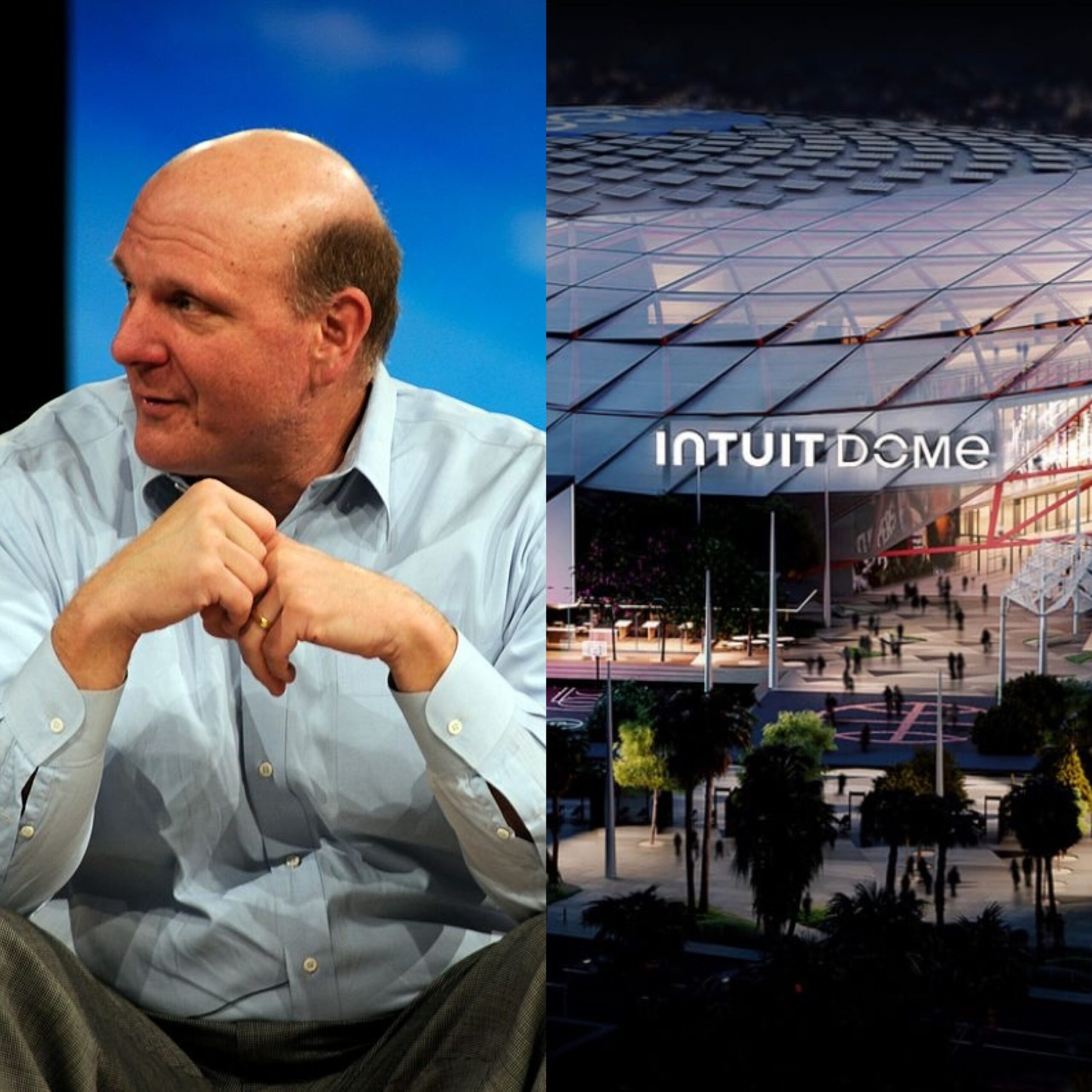 Steve Ballmer Talks Intuit Dome