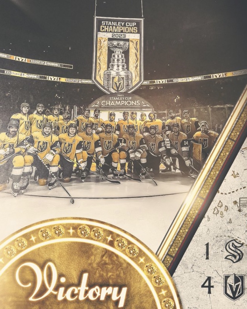 Golden Knights Raise Stanley Cup Banner
