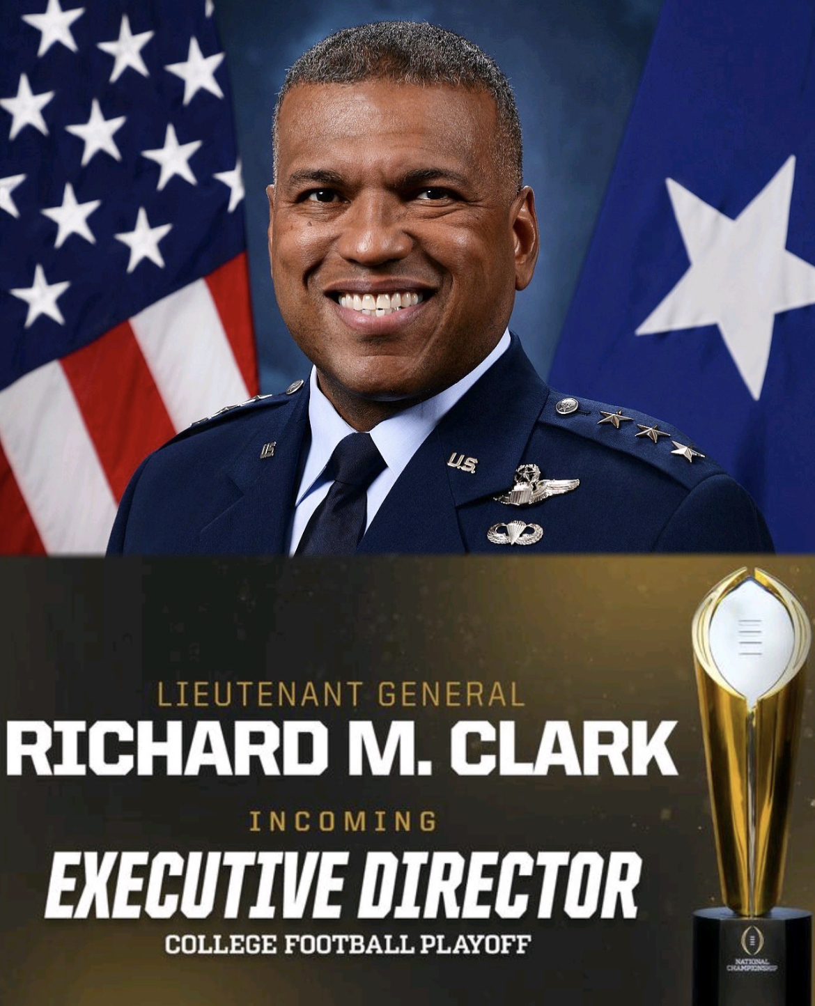 Richard M. Clark Next College Football Playoff Executive Director
