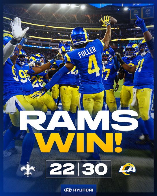 Rams March Over the Saints On Thursday Night