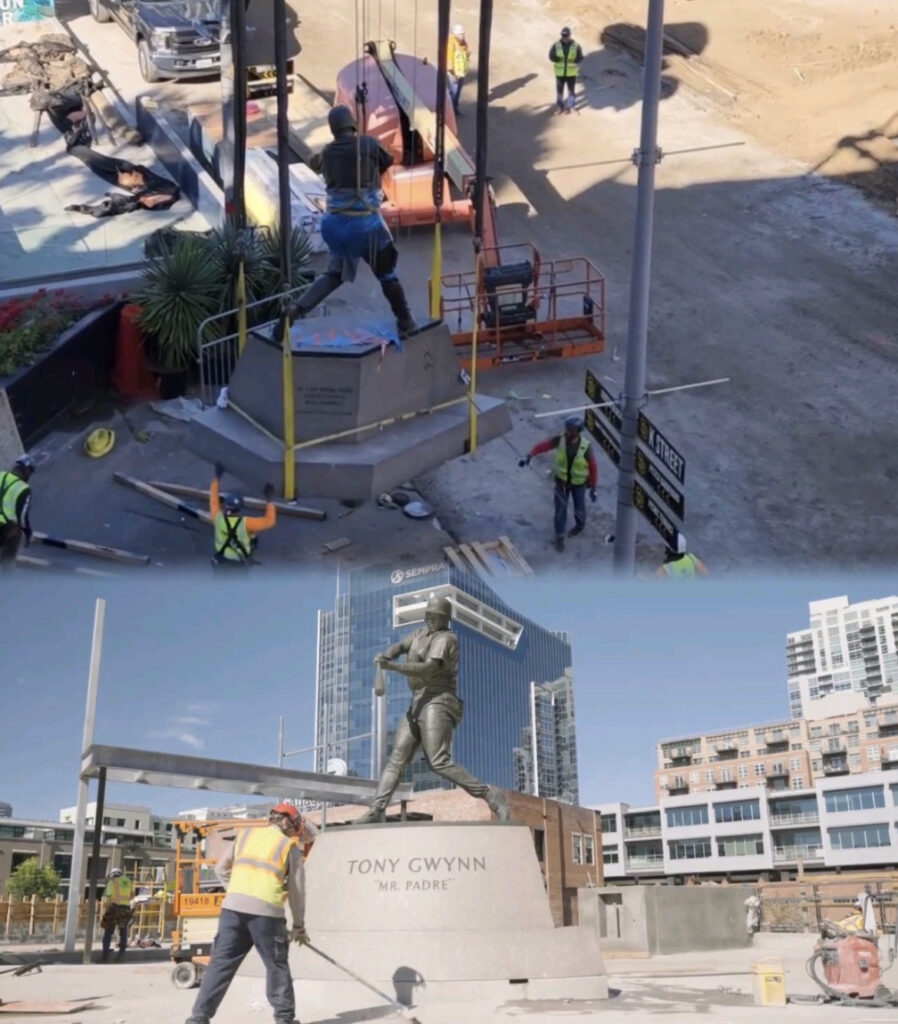 Petco Park Renovations Elevate Tony Gwynn Statue