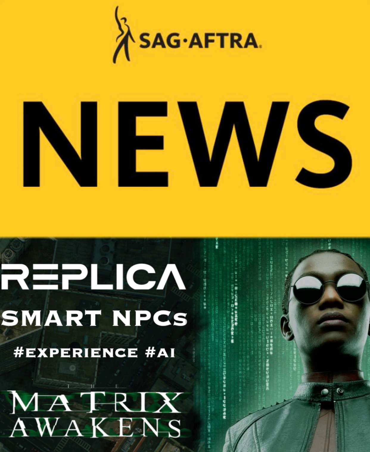 SAG-AFTRA Announces Partnership with AI Company Replica Studios