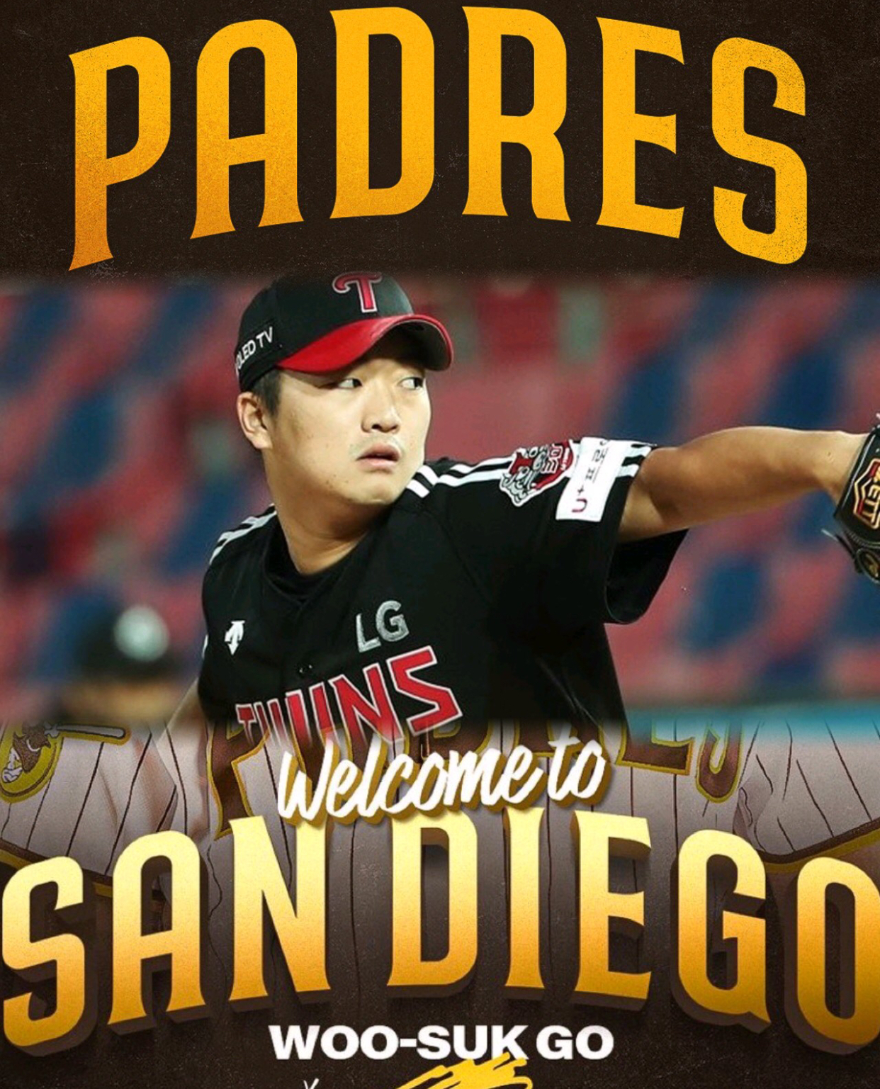 San Diego Padres Officially Announce Woo Suk Go