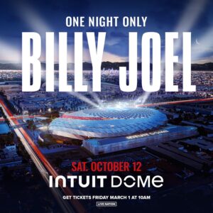 Clippers Announce Billy Joel Will Perform at Intuit Dome; One of First Acts Ever in New Arena
