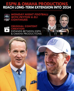 Manning Lovers Rejoice Omaha Productions Have Been Extended by ESPN