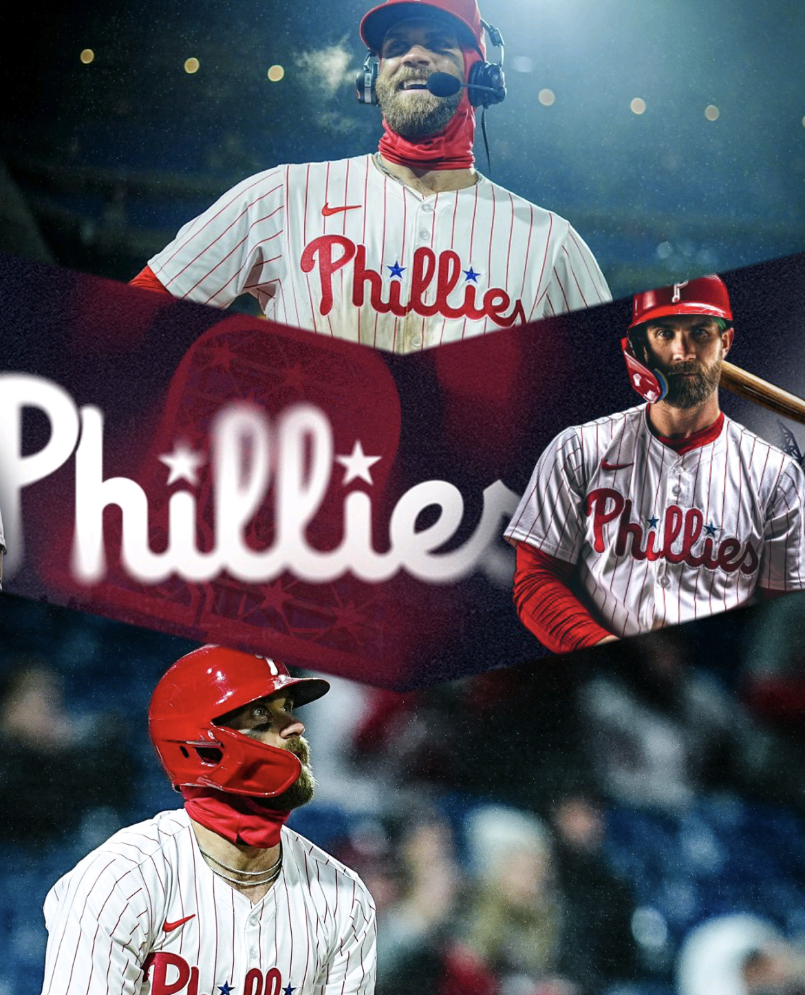 Phillies Bryce Harper 1000th Run and Second 3-Homer Game