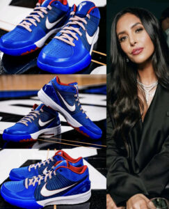 Vanessa Bryant Gifts Duke Women’s Basketball Nike Kobe 4 Protro Philly Sneakers