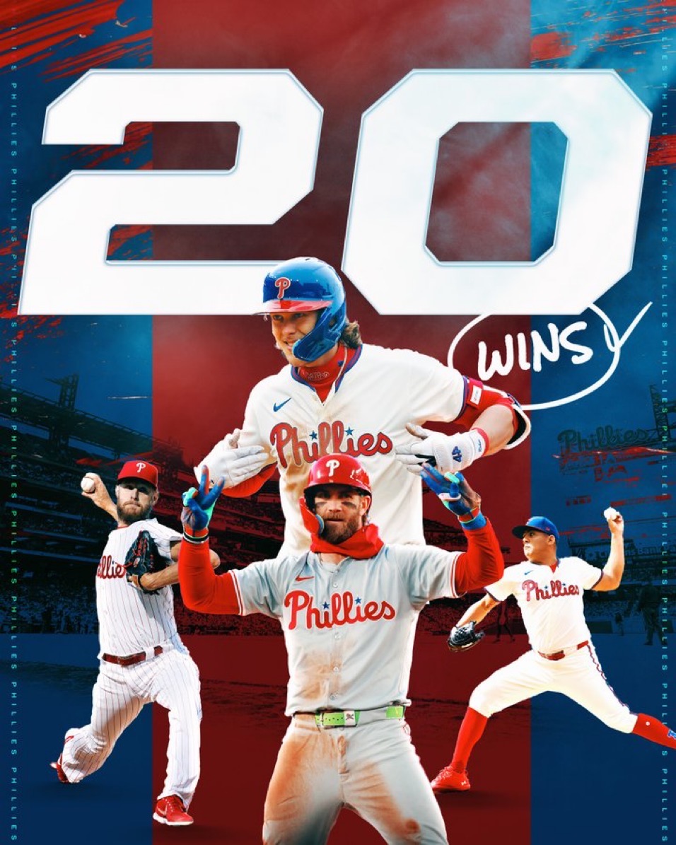 Philadelphia Phillies First Team to 20 Wins in 2024 Season