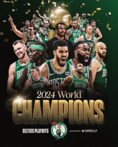 Boston Celtics Win Their 18th Championship Defeating the Mavs