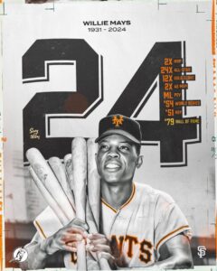 Hall of Famer Willie Mays Passes at 93
