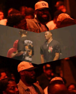 Lakers Lebron James Spotted at Kendrick Lamar Pop Out Concert
