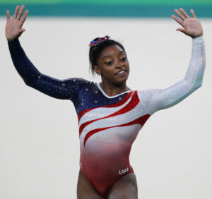 Simone Biles Vaults To The Front Of The Competition