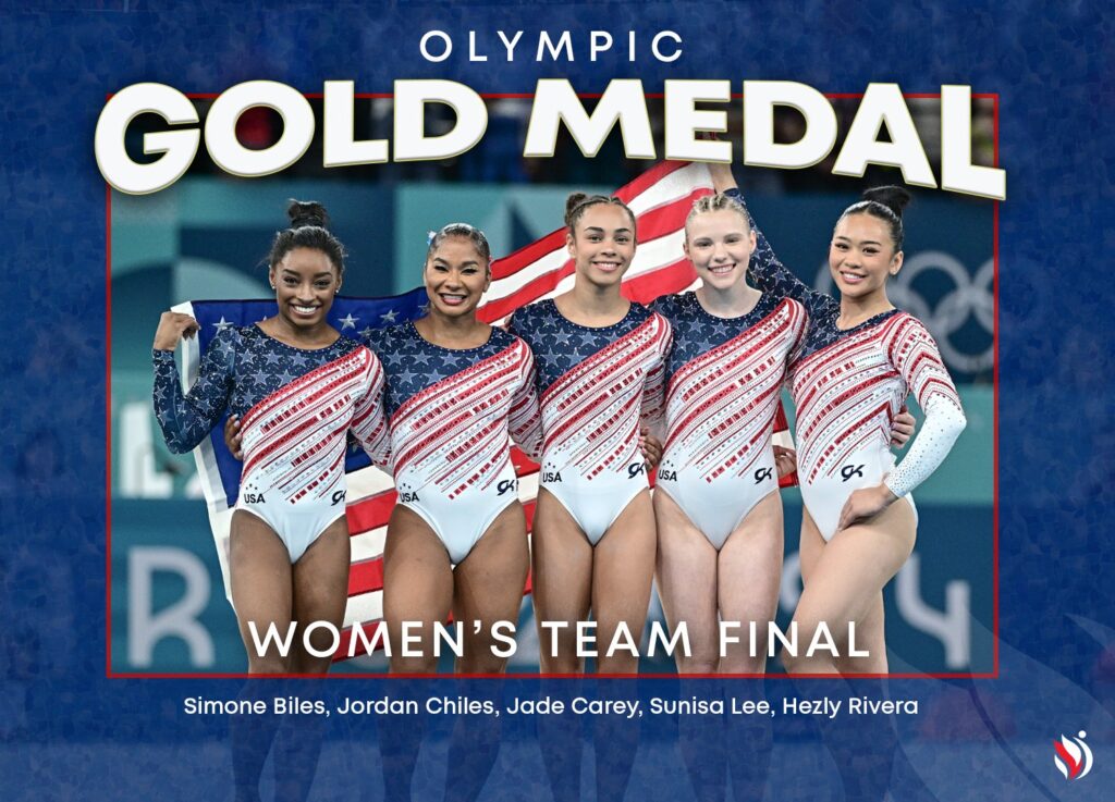 Simone Biles and Team USA Wins Gold at 2024 Paris Olympics! - SPORTS FEEN