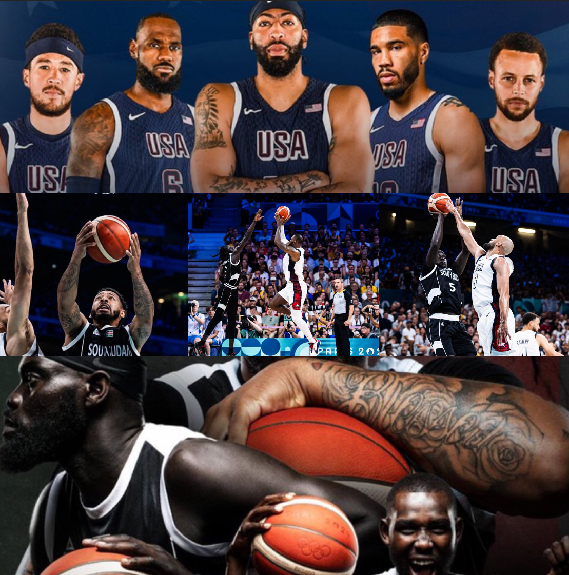 USA Men’s Basketball Team Defeats South Sudan in Second Game of 2024 Olympics