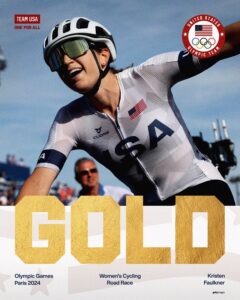 American Kristen Faulkner Wins Gold in Olympic Women’s Road Race-First Gold in 40 Years