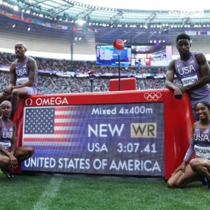 Team USA Breaks World Record in Mixed 4x400 at 2024 Paris Olympics