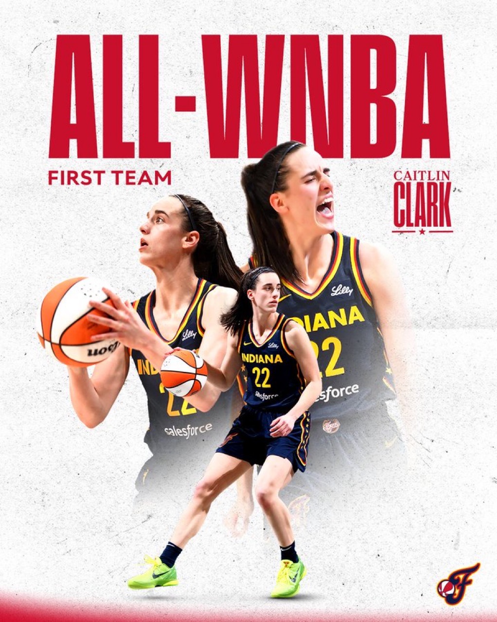 Caitlin Clark is First Rookie Since Candace Parker Named to All-WNBA First Team