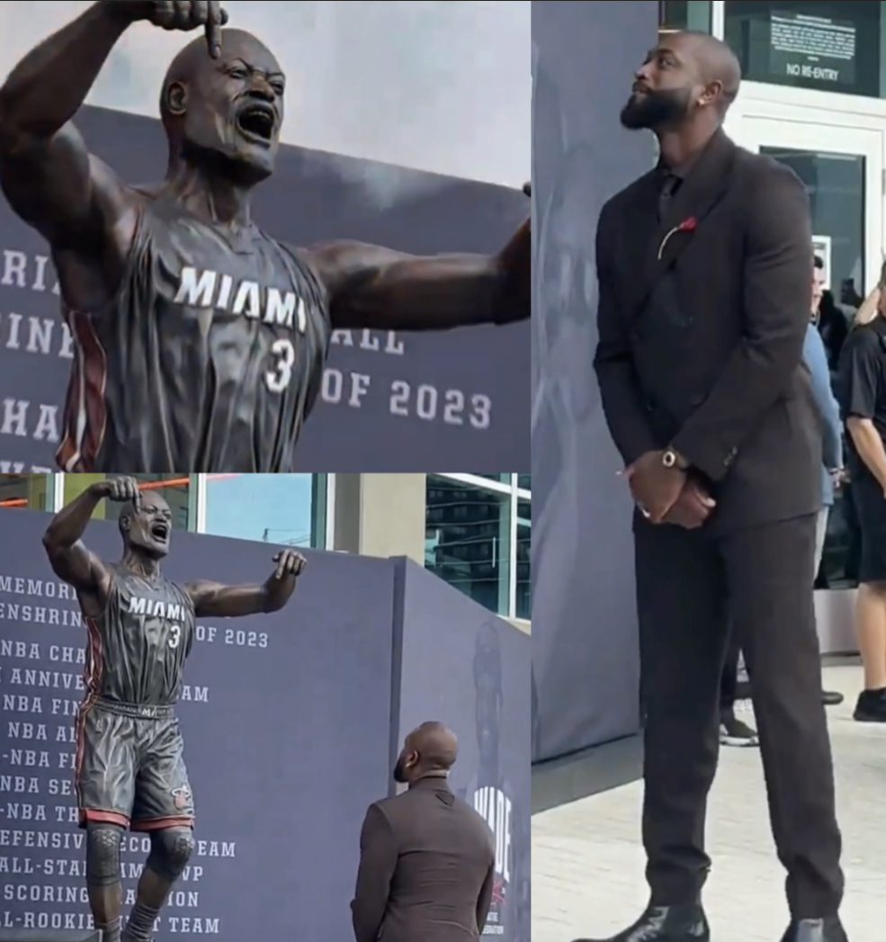 Miami Heat Unveiled Dwyane Wade Statue