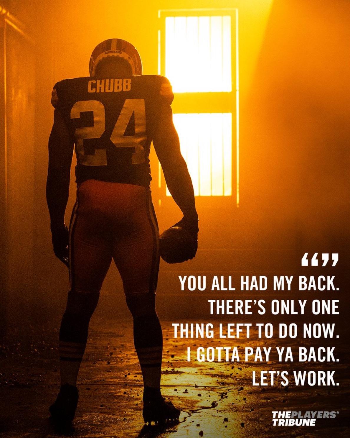 Nick Chubb Message to City of Cleveland As He Gets Set For Return