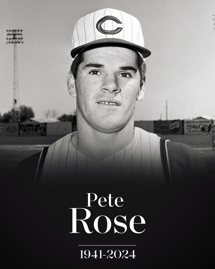 Pete Rose Has Passed at 83- Major League Baseball All-Time Hits Leader