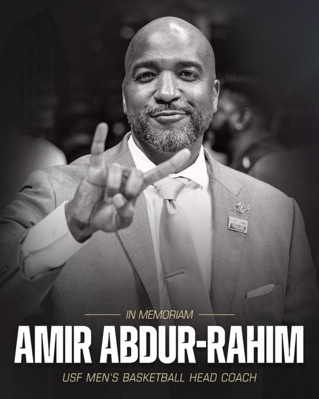 University of South Florida Men's Basketball Coach Amir Abdur-Rahim Has Passed at 43