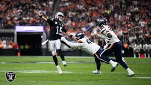 Las Vegas Raiders Quarterback Out For The Rest Of The Season