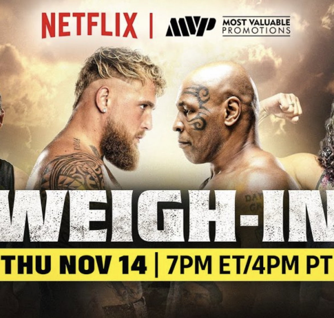 Mike Tyson and Jake Paul Weigh-in Before Netflix Event