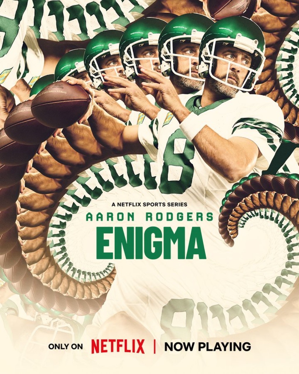 Aaron Rodgers ENIGMA Sports Series Debuts on Netflix