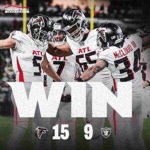 Atlanta Falcons Eke Out A Win Over The Las Vegas Raiders