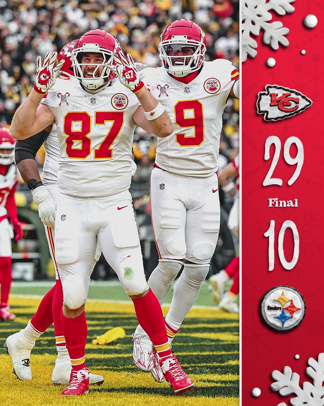 Chiefs Subdued The Steelers And Clinched No.1 AFC Seed