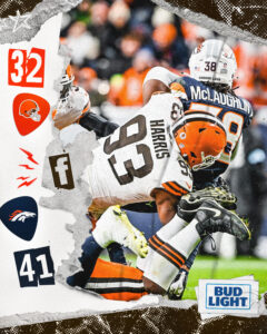 Epic Battle Between Browns And Broncos On Monday Night