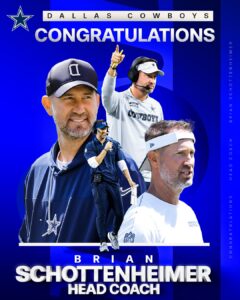 Cowboys Stay In-House Making Brian Schottenheimer Head Coach