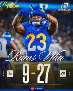 Rams Easily Defeated Vikings In Final Wild Card Game