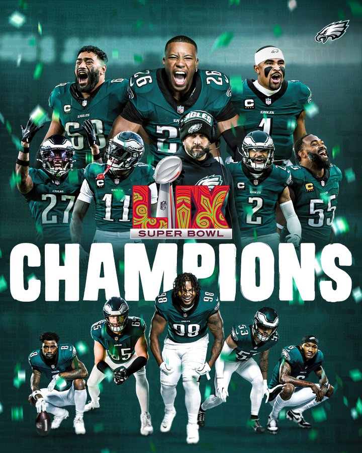 Eagles Soar High Defeating Kansas City Chiefs in Super Bowl LIX