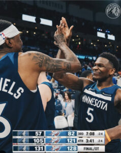 Timberwolves Defeat OKC in Overtime After Trailing 25 Points