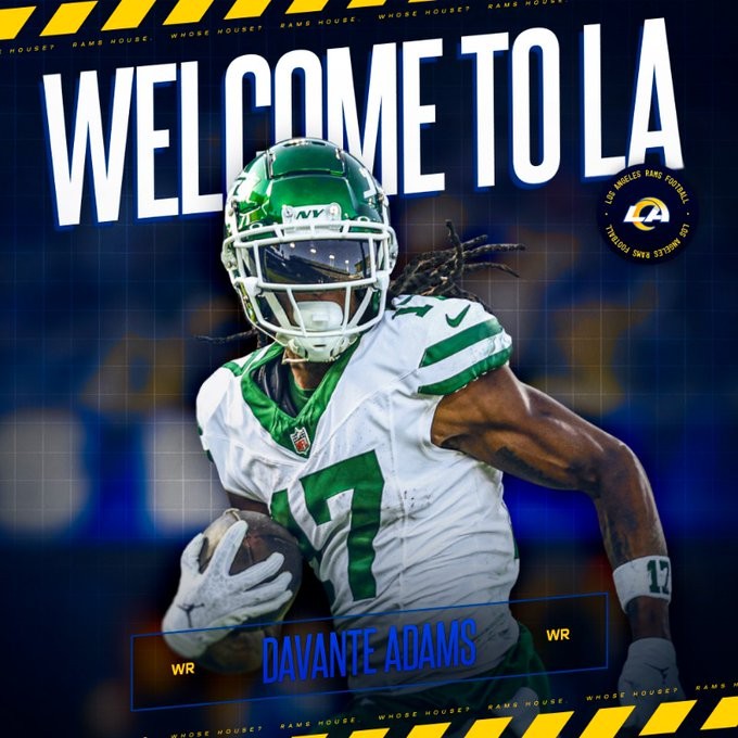 After Being Released From Jets Davante Adams Lands With Rams