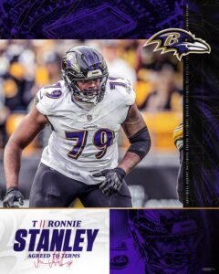 Baltimore Ravens Get Their Big Tackle Ronnie Stanley Re-Signed