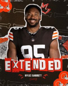 Cleveland Browns And Myles Garrett Reach Record Breaking Deal