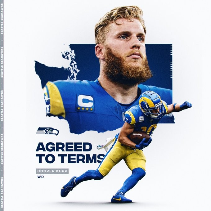 Cooper Kupp Quickly Finds New Home With Seattle Seahawks