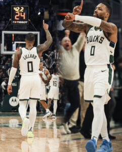 Milwaukee Bucks Damian Lillard Out Indefinitely Due to Blood Clot Found Right Calf