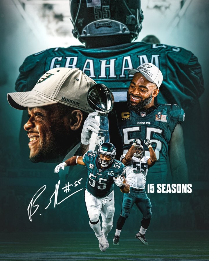Philadelphia Eagles' Brandon Graham Made His Retirement Official