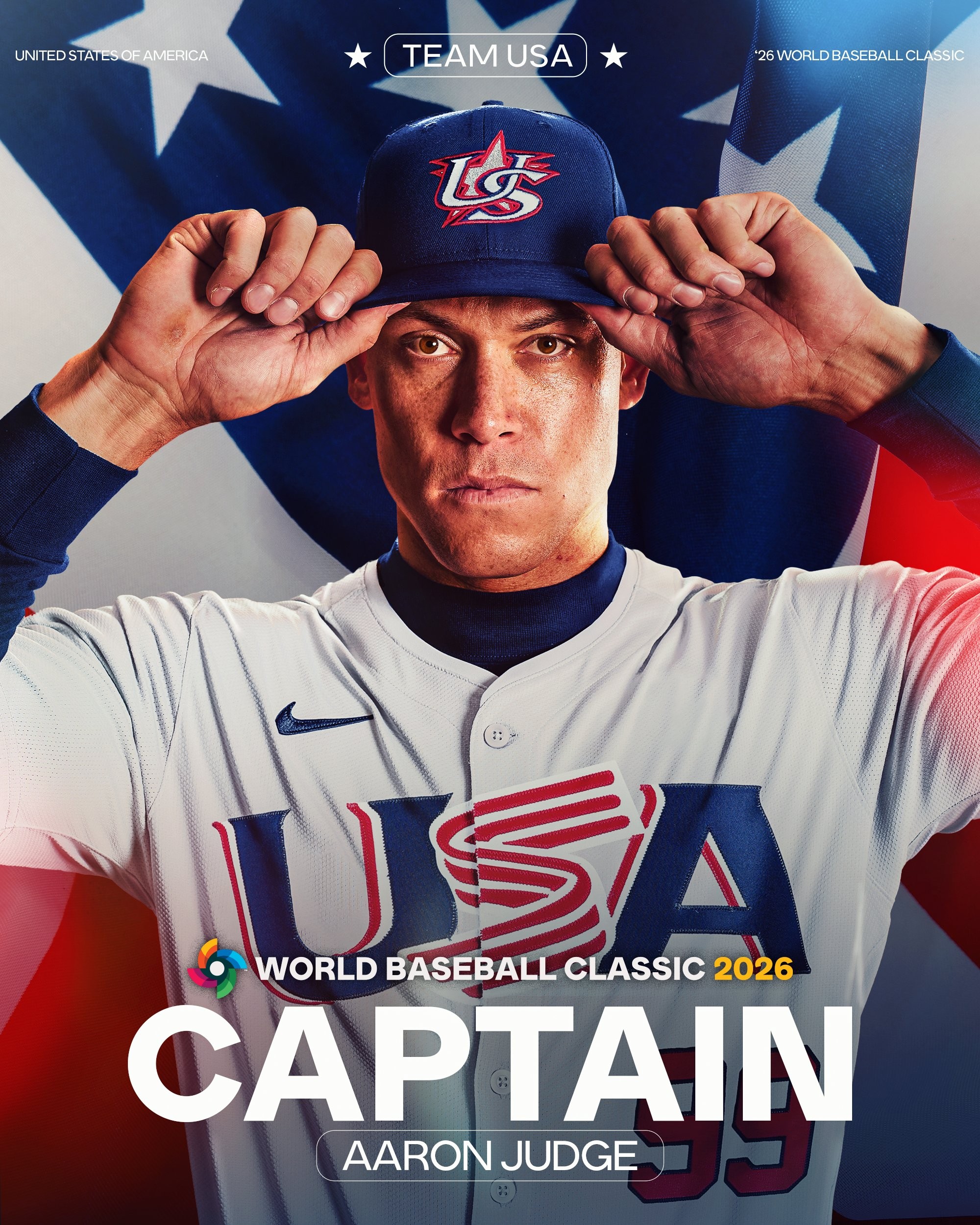 Aaron Judge Will Captain Team USA In World Baseball Classic 2026