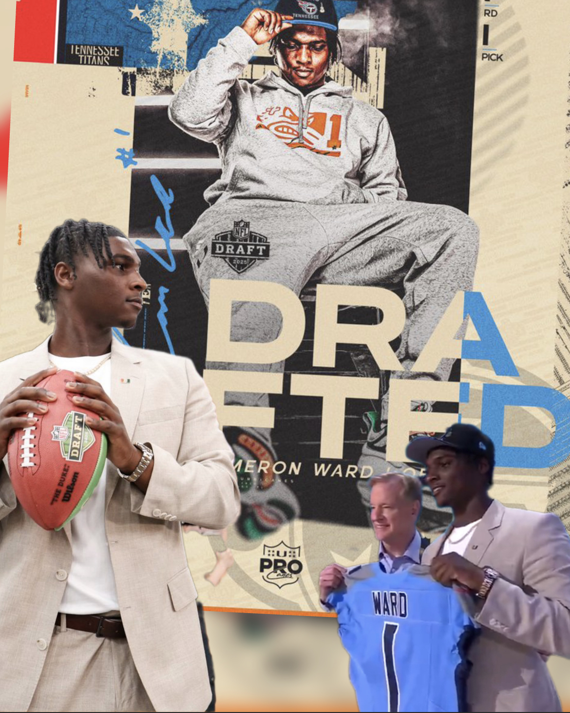 Cam Ward Goes Number One Overall to Titans in 2025 NFL Draft