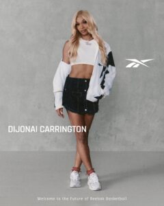 Dijonai Carrington Has Signed a Multi-Year Deal With Reebok
