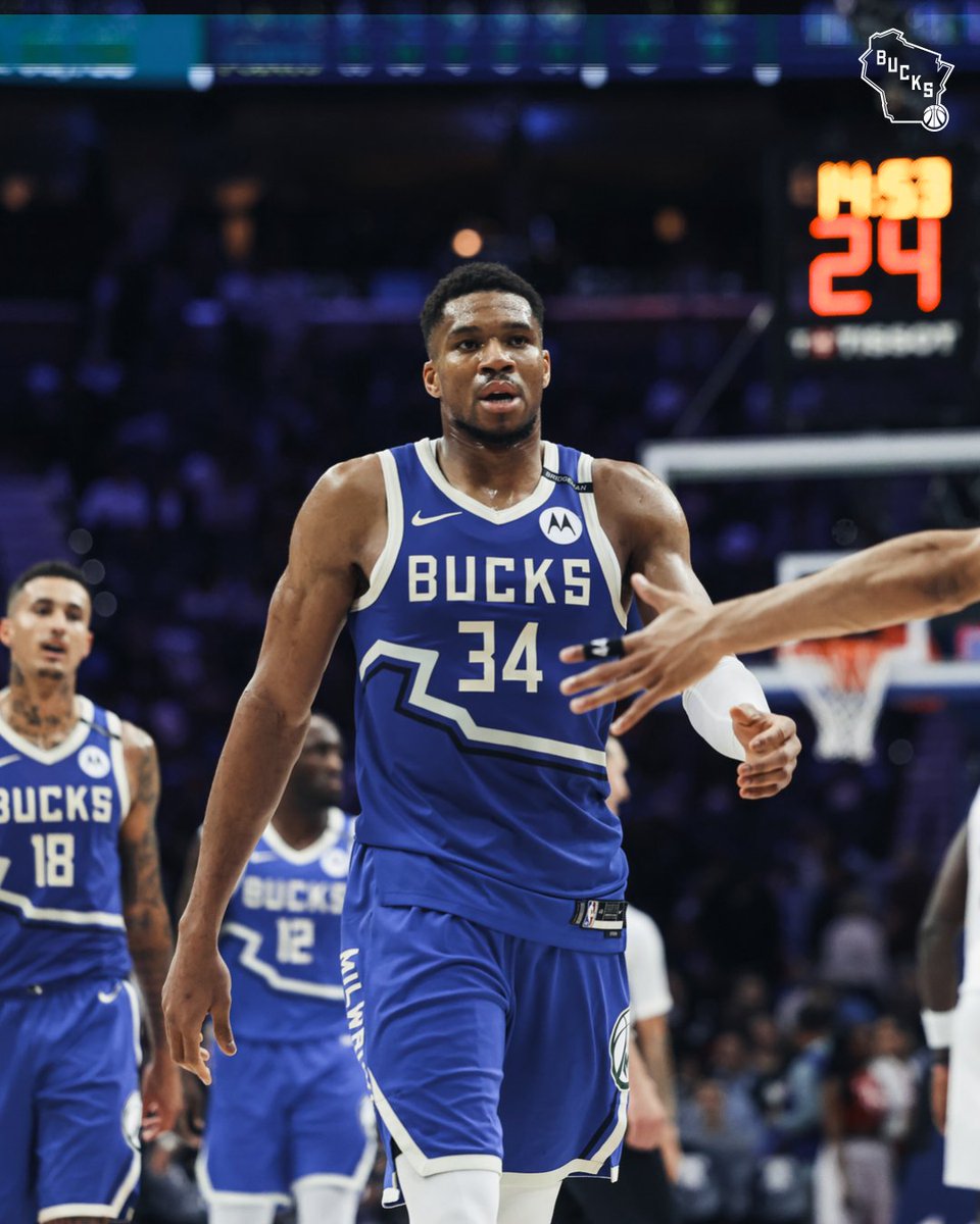 Milwaukee Bucks Giannis Antetokounmpo Has Historic Triple Double Versus 76ers