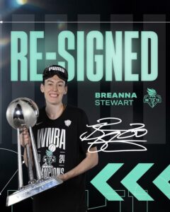 New York Liberty Re-Signed Ultra Talented Breanna Stewart