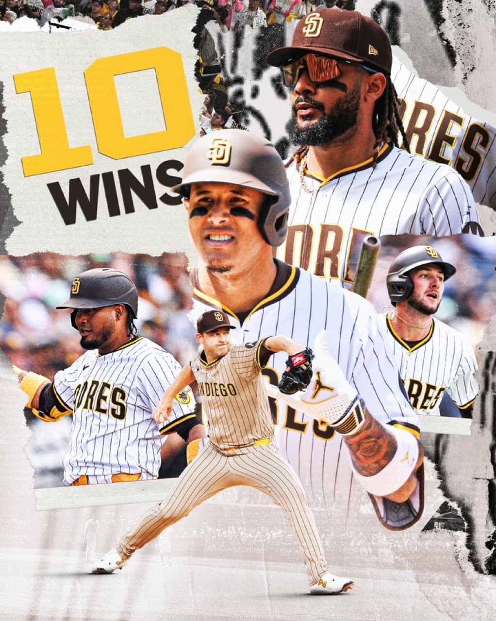 San Diego Padres Are First MLB Team With 10 Wins During 2025 Season
