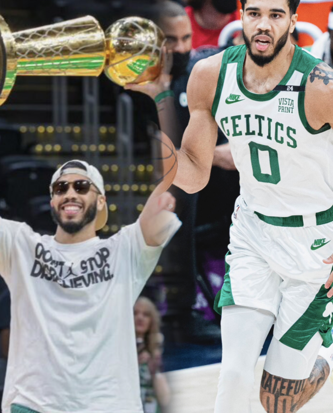 Celtics Jayson Tatum Helped Off Court Late in Game 4 After Apparent Leg Injury